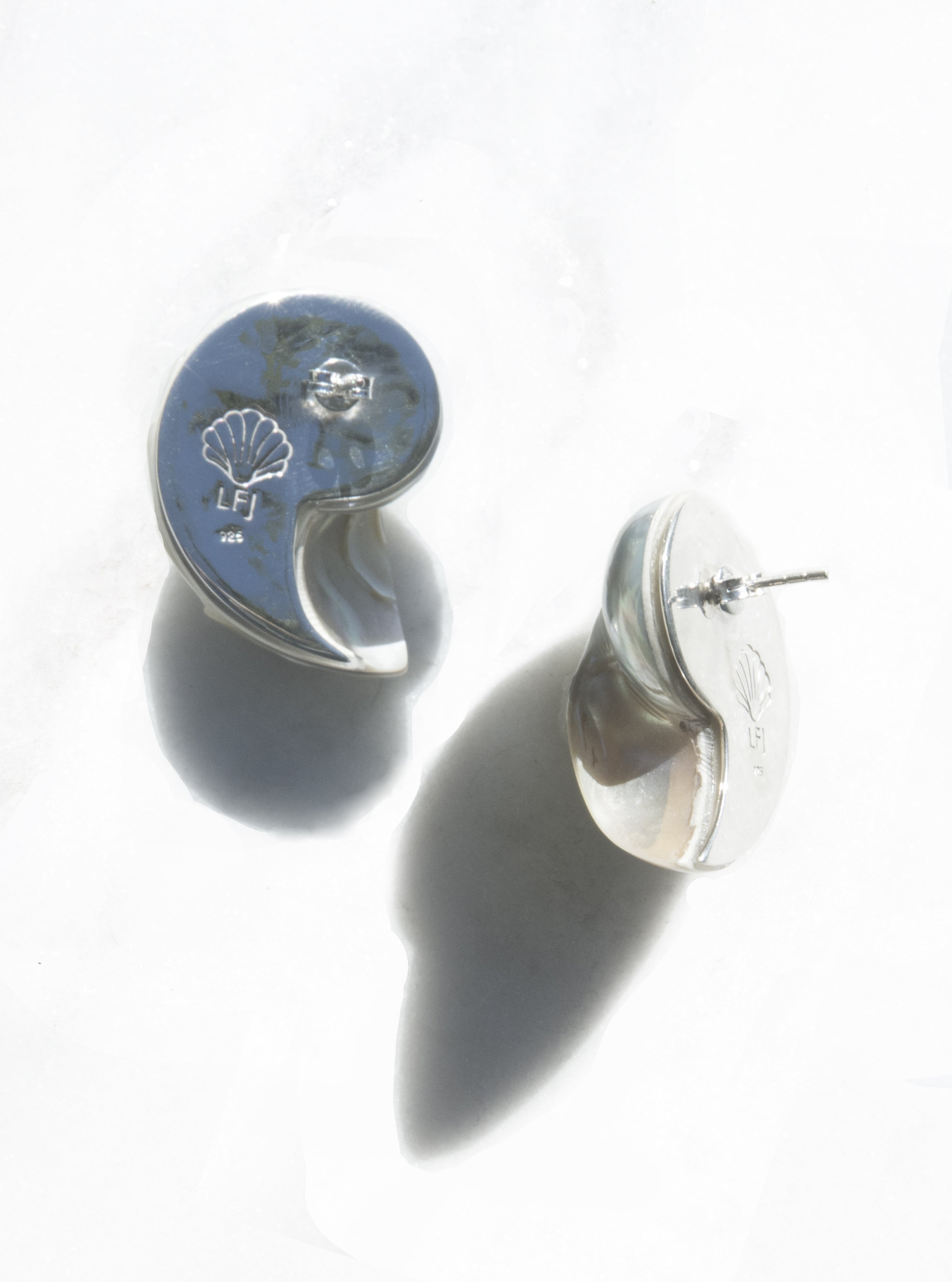 Buy Now Jaguar Nautilus shell Earrings – lilyfrankjewelry