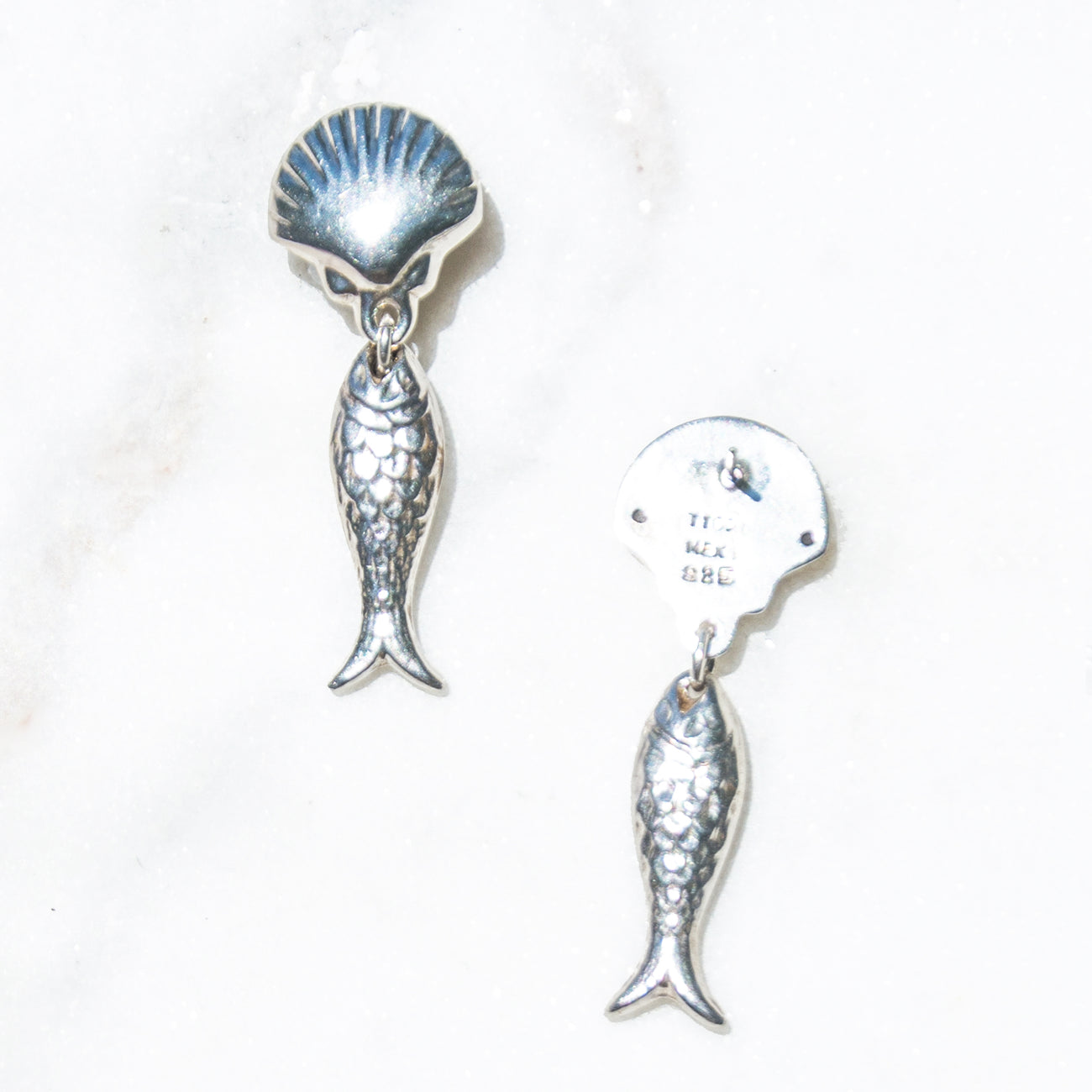 
                      
                        Vintage 925 Silver Pescado Earrings | Lily Frank Jewelry
                      
                    